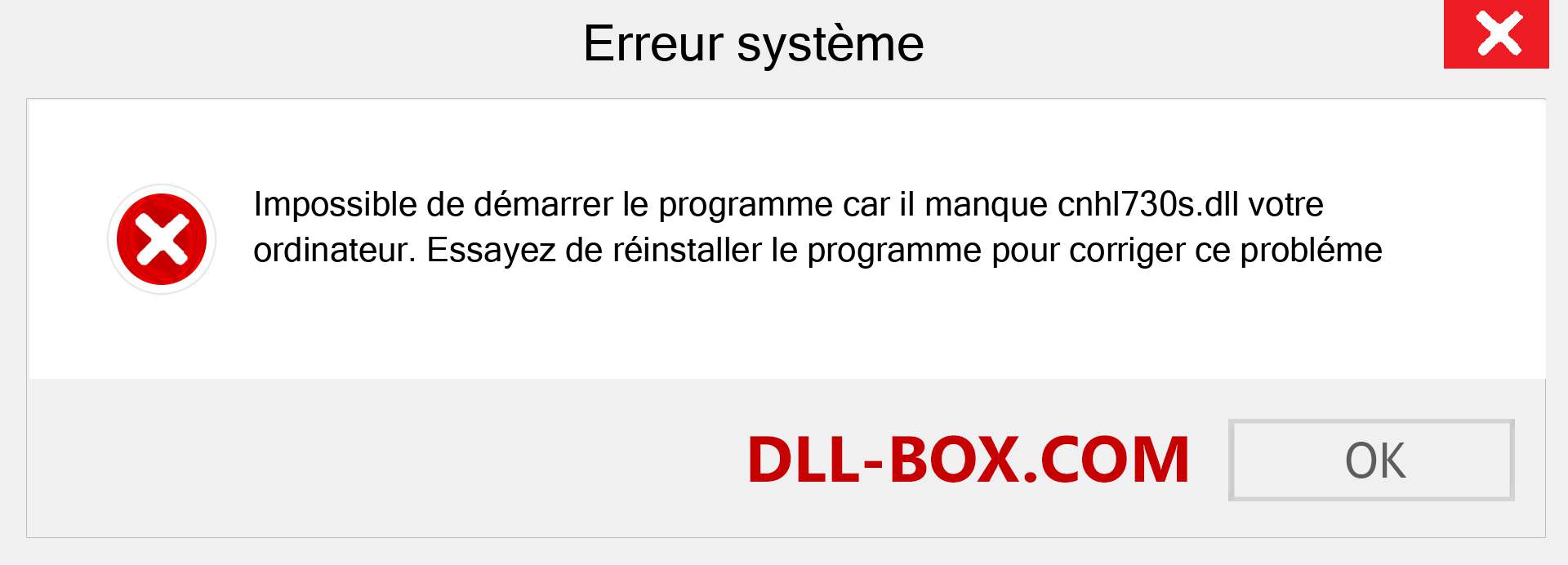 Le fichier cnhl730s.dll est manquant ?. Télécharger pour Windows 7, 8, 10 - Correction de l'erreur manquante cnhl730s dll sur Windows, photos, images